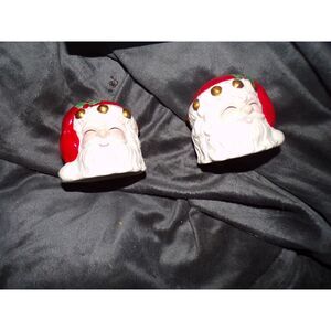 Jolly Santa salt and pepper vintage set in the box